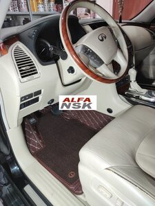 3D коврики в салон автомобиля из экокожи для Infiniti