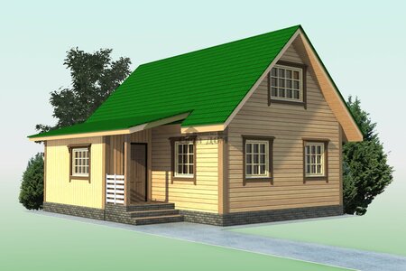 Брус-12. Комфортный дом 6*9 м