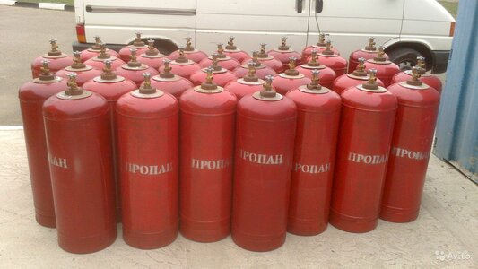Пропан в баллонах