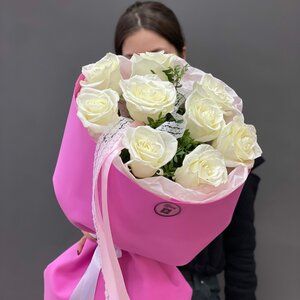 Букет белых роз