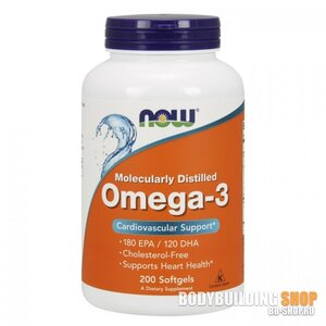 NOW Omega-3 1000mg (200капс)