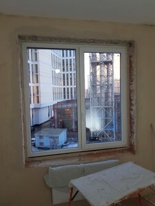 Установка откосов и подоконника 