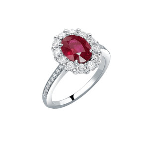 NO NAME Кольцо с рубином 2,07 ct. "Pigeon Blood"