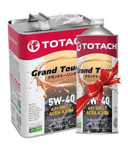 Масло Моторное TOTACHI Grand Touring 5W40, акция 4+1л