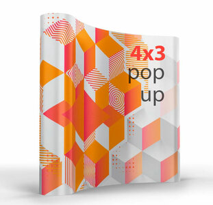 Pop up 4*3 Magnetic с печатью