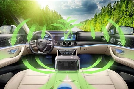 Озонация салона автомобиля.