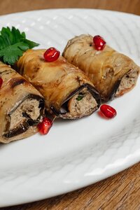 Баклажаны с орехами