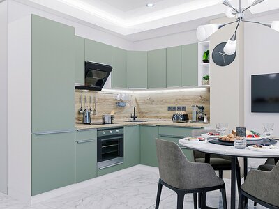 Модульная современная кухня по доступным ценам Евро