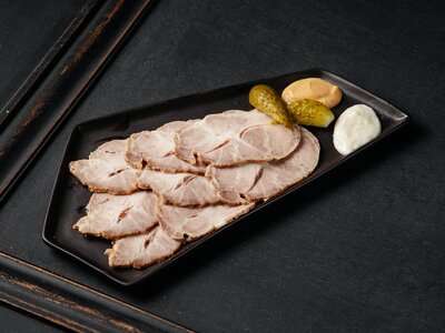 Буженина Домашняя с хреном и горчицей