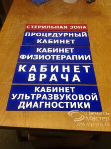 Таблички плоские