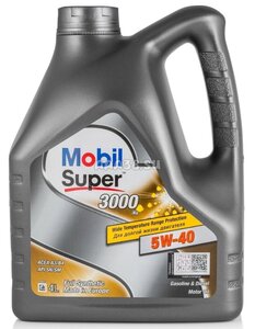 MOBIL 152566 Mobil Super 3000 X1 5W-40 4л