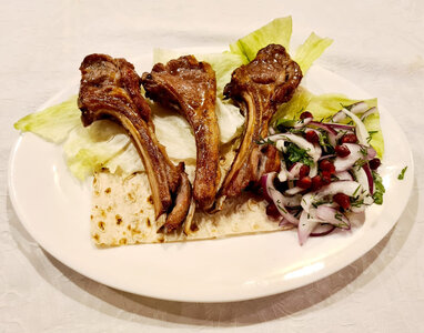 Шашлык из бараньей корейки