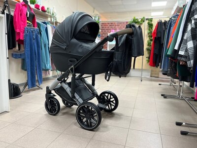 Коляска 2в1 Luxmom F2 экокожа