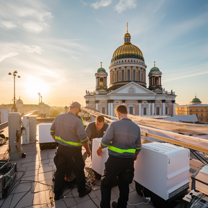 Недорогая установка кондиционеров под ключ в СПБ