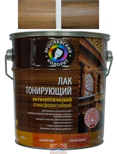 Лак тонирующий атмосферостойкий "Дуб" (2,5 кг) Ярославск