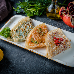 Кутаб (мясо, сыр, зелень)