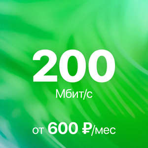 Интернет-тариф: "T-200"