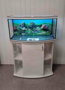 Аквариум фигурный 170л. с крышкой Лагуна