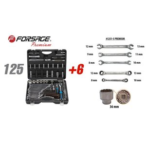 F-41251-5 PR Forsage PREMIUM Набор инструментов 