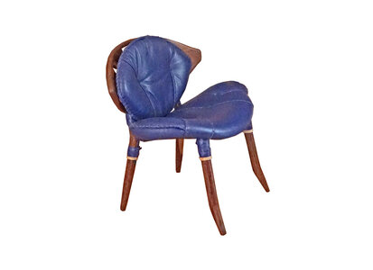 Дизайнерское полукресло Zulu Royal Blue