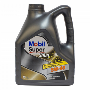 Моторное масло Mobil 5W40 Super 3000 (4 л)