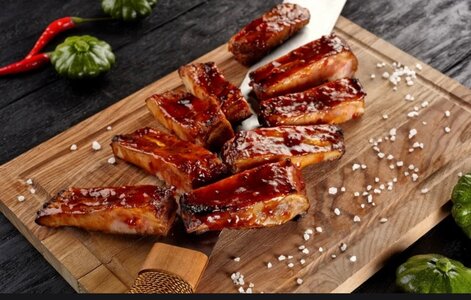 Свиные ребра BBQ
