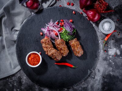 Люля-кебаб из телятины