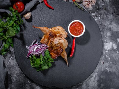 Шашлык из перепелки
