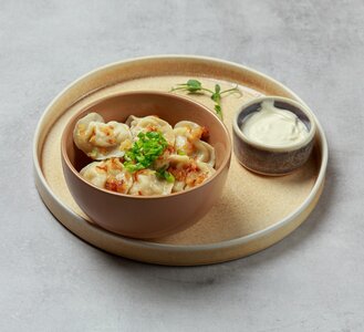 Пельмени ручной лепки с мясом кролика.