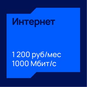 Интернет 1000 Мб/с