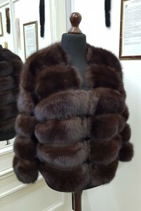 Весенняя цена ! Шуба из соболя, 50 размер, в наличии 