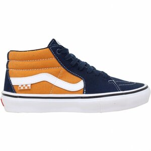 Купить Кеды VANS SHOES SKATE GROSSO MID NAVY/ORANGE с до
