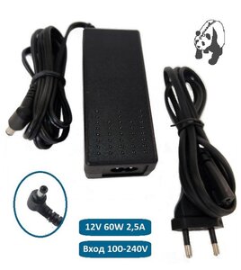 Блок питания (настольный сетевой адаптер ) 12V*2.5A "DEL