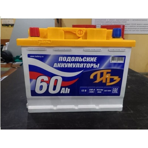 Аккумулятор ПАЗ 60 А/ч 510 А прямой полярности