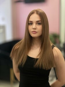 Однотонное окрашивание волос 
