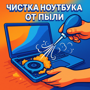 Чистка ноутбука от пыли