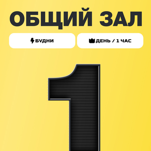 1 час игры (утро/день) будни