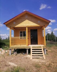 Баня из бруса под ключ 4 на 5,5 м. Проект Б-4-К