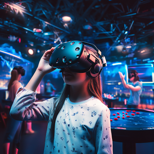 Детский день рождения VR до 10 играющих человек на 2,5 ч