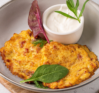 Драники с копчёной сметаной