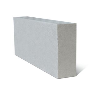 Блок газобетонный 100х250х600