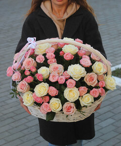 Корзина роз