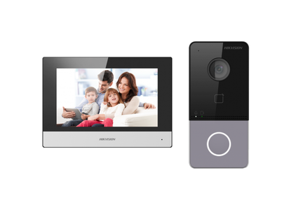 Комплект видеодомофона Hikvision DS-KIS603-P(C)