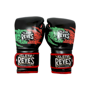 Боксерские перчатки Cleto Reyes E600 Mexico Black (16 ун