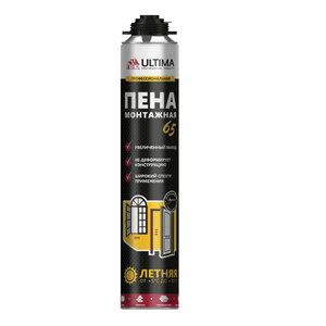 Летняя монтажная пена ULTIMA Professional 65, 820 мл