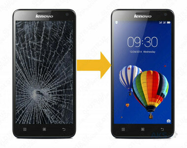 Замена экрана (дисплея) "Lenovo"