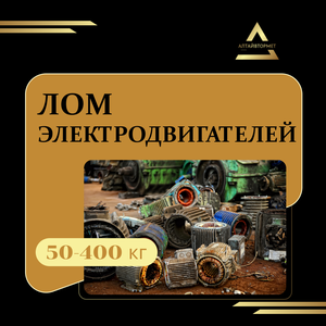 Лом электродвигателей 50-400 кг