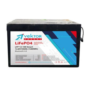 Литиевый аккумулятор Vektor LFP 12.8-100 LiFePO4 