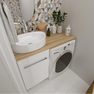Столешница под стир.машину Wash 110 L дуб сонома