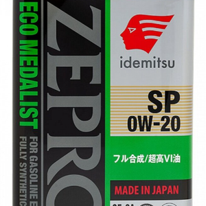 IDEMITSU ZEPRO ECO MEDALIST SP 0W20 4L